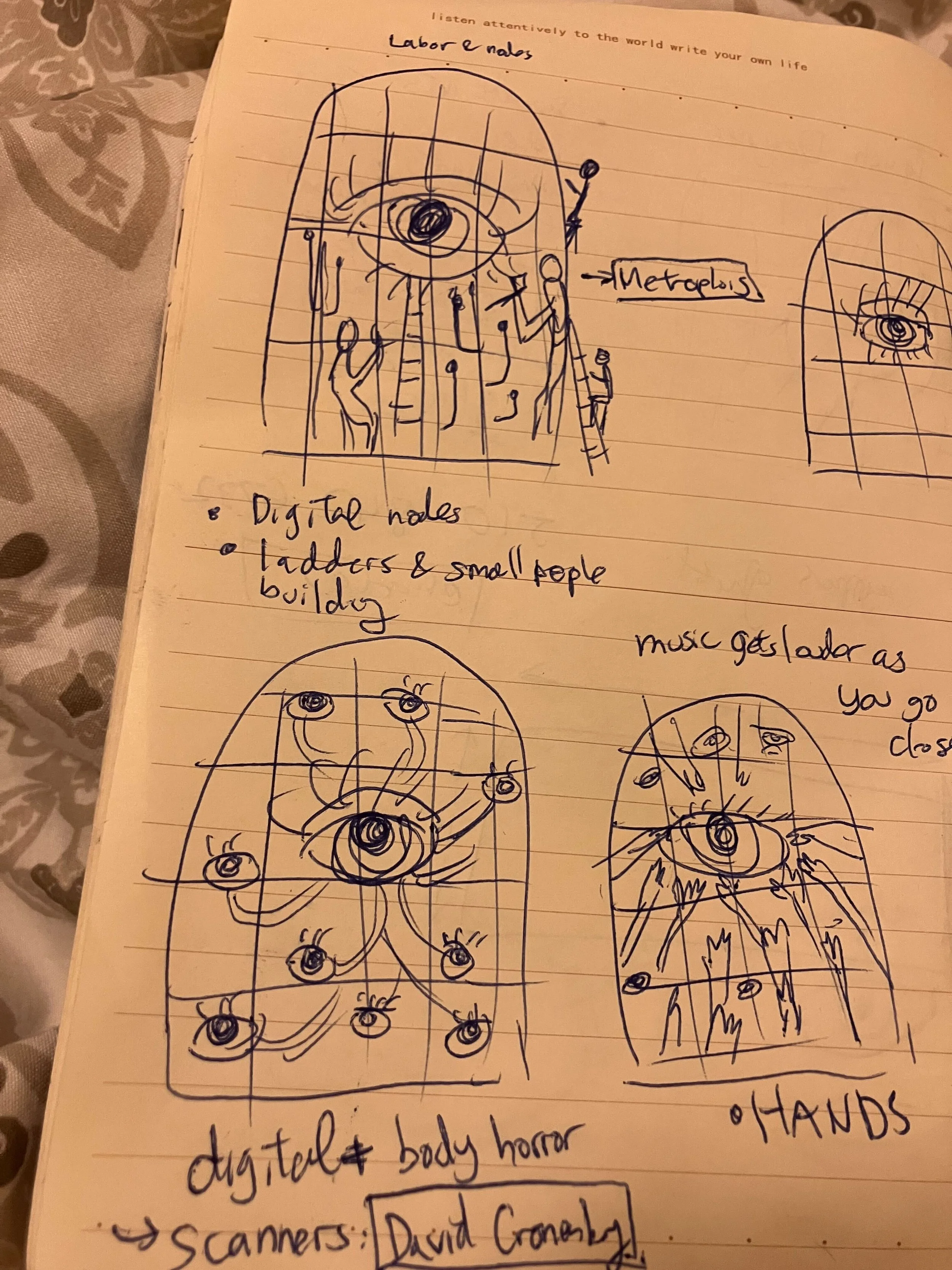 Stained glass eyeball fabrication process