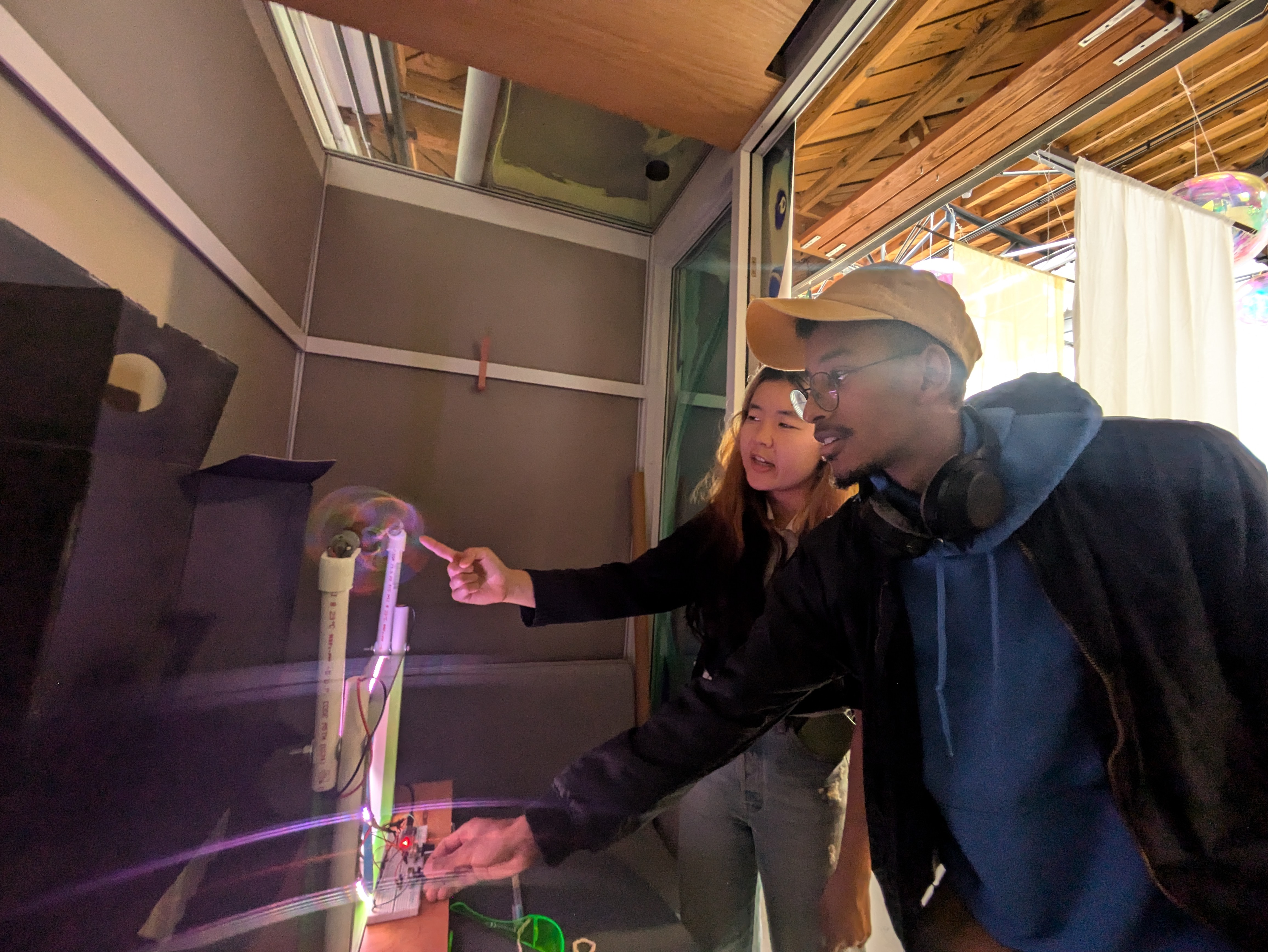 String Thing installed for visitors